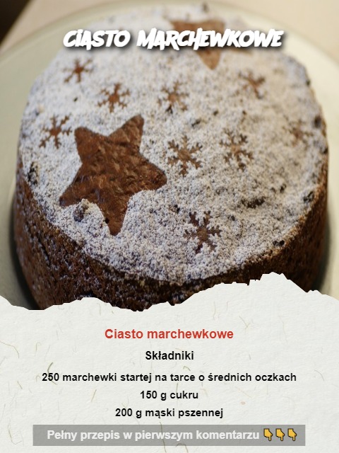 Ciasto marchewkowe