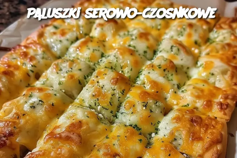 Paluszki serowo-czosnkowe